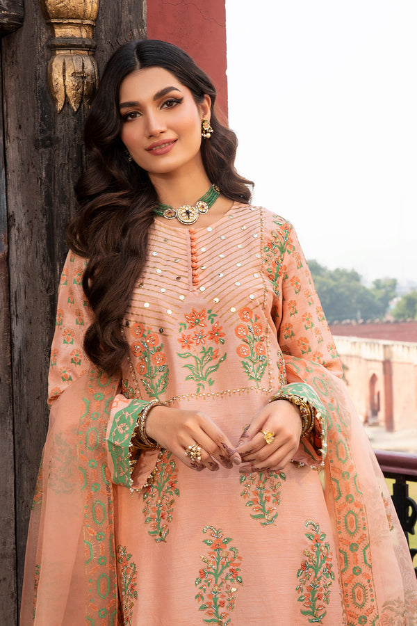 ADAAB – 3PC RAWSILK & ORGANZA WEDDING FESTIVE PRET