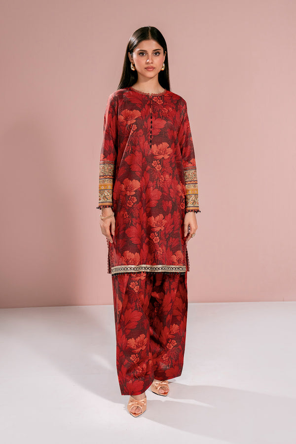 Embroidered - 2 Pc Khaddar Suit