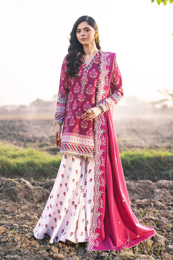 Embroidered - 3 Pc Khaddar Suit