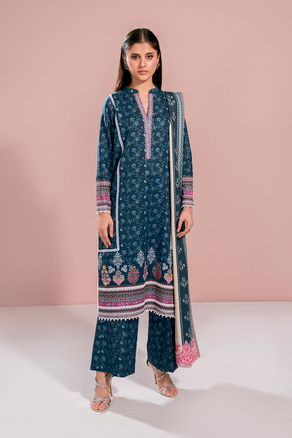 Printed - 3 Pc Khaddar Suit