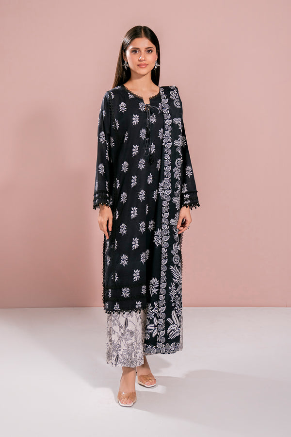 Printed - 3 Pc Khaddar Suit