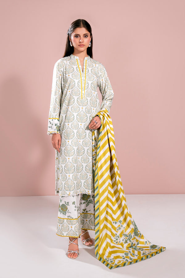 Printed - 3 Pc Khaddar Suit