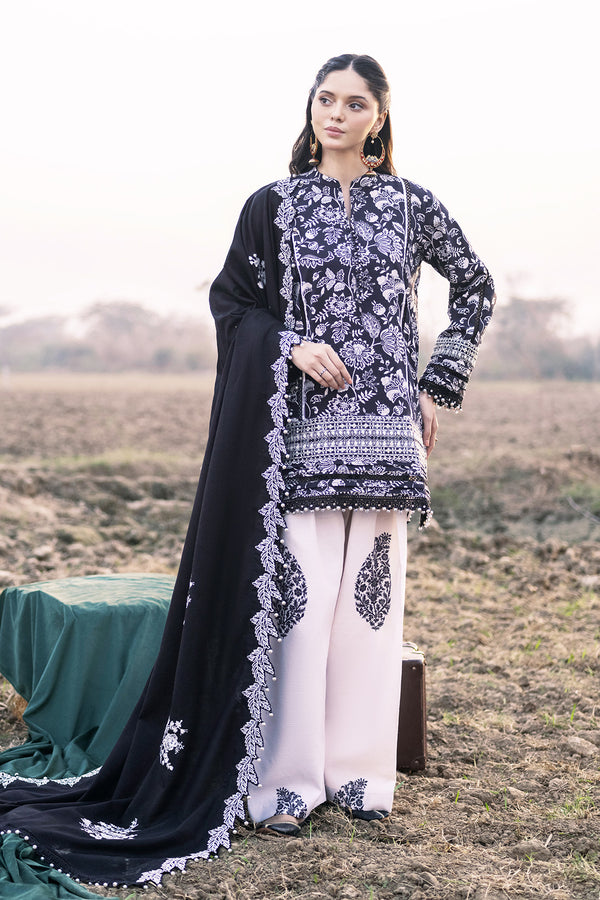 Embroidered - 3 Pc Khaddar Suit