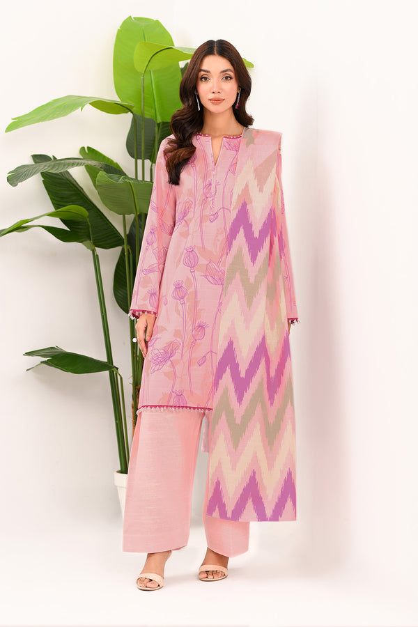 Printed - 3 Pc Khaddar Suit