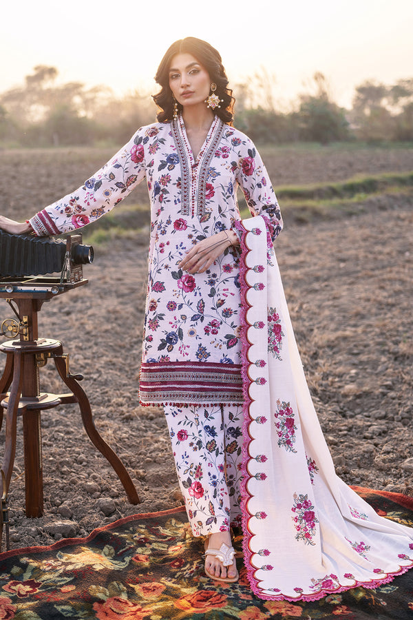 Embroidered - 3 Pc Khaddar Suit