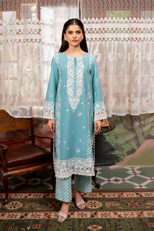 Embroidered - 2 Pc Khaddar Suit